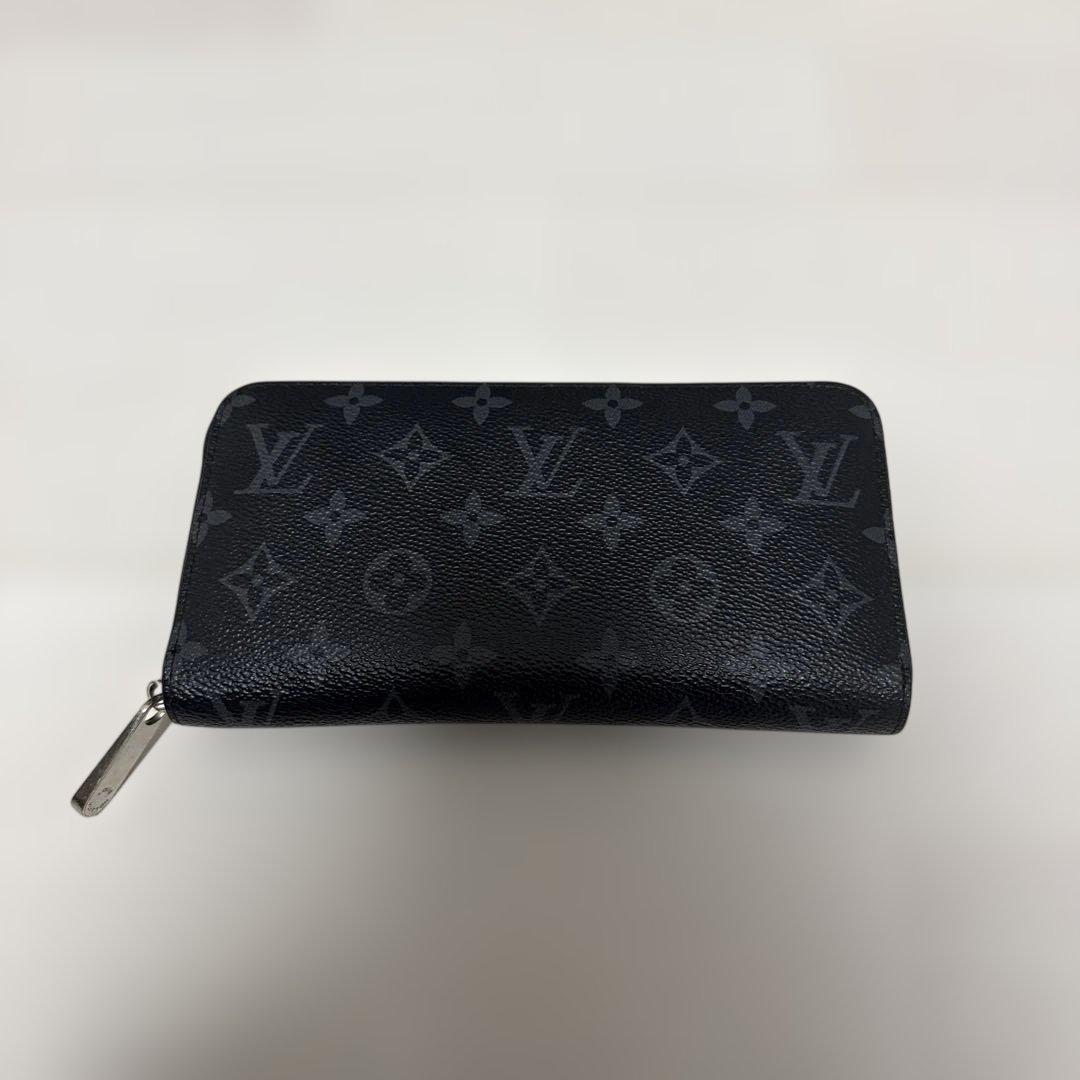 Louis Vuitton ブラックレザー長財布
