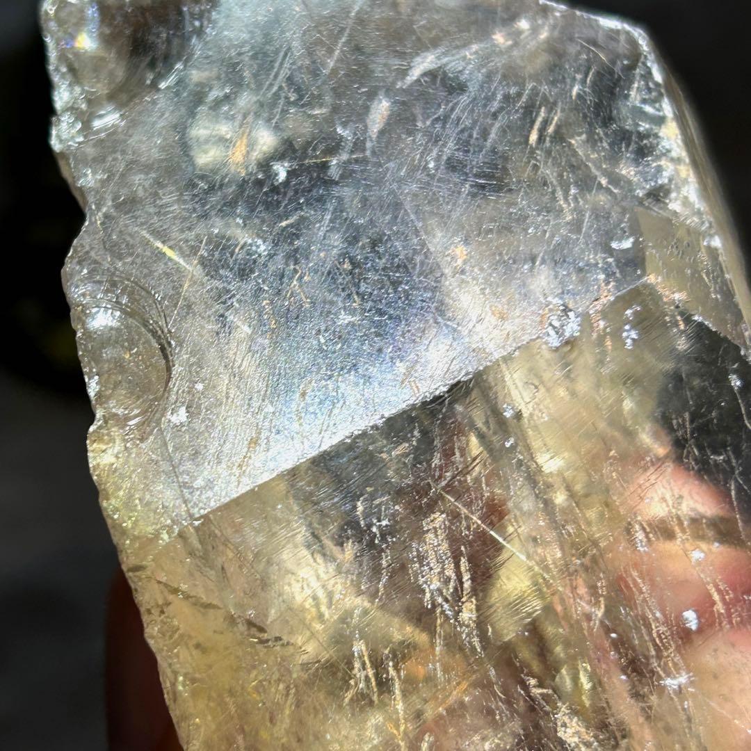 ☆別格高級品！福徳大黒秘宝①！極美！スモーキー　ルチル　水晶　原石　クラスター