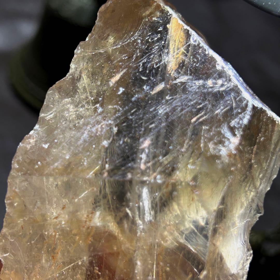 ☆別格高級品！福徳大黒秘宝①！極美！スモーキー　ルチル　水晶　原石　クラスター