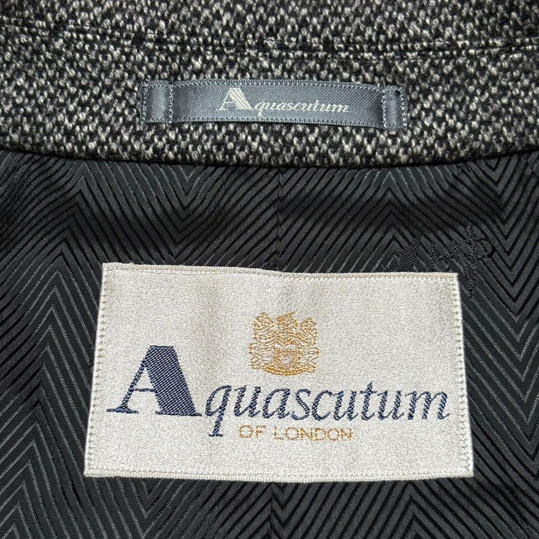 極美品 アクアスキュータム ステンカラーコート　カシミヤ100%