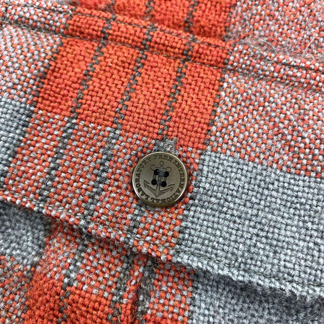 vivsim sherwood shirt ウールチェックシャツ