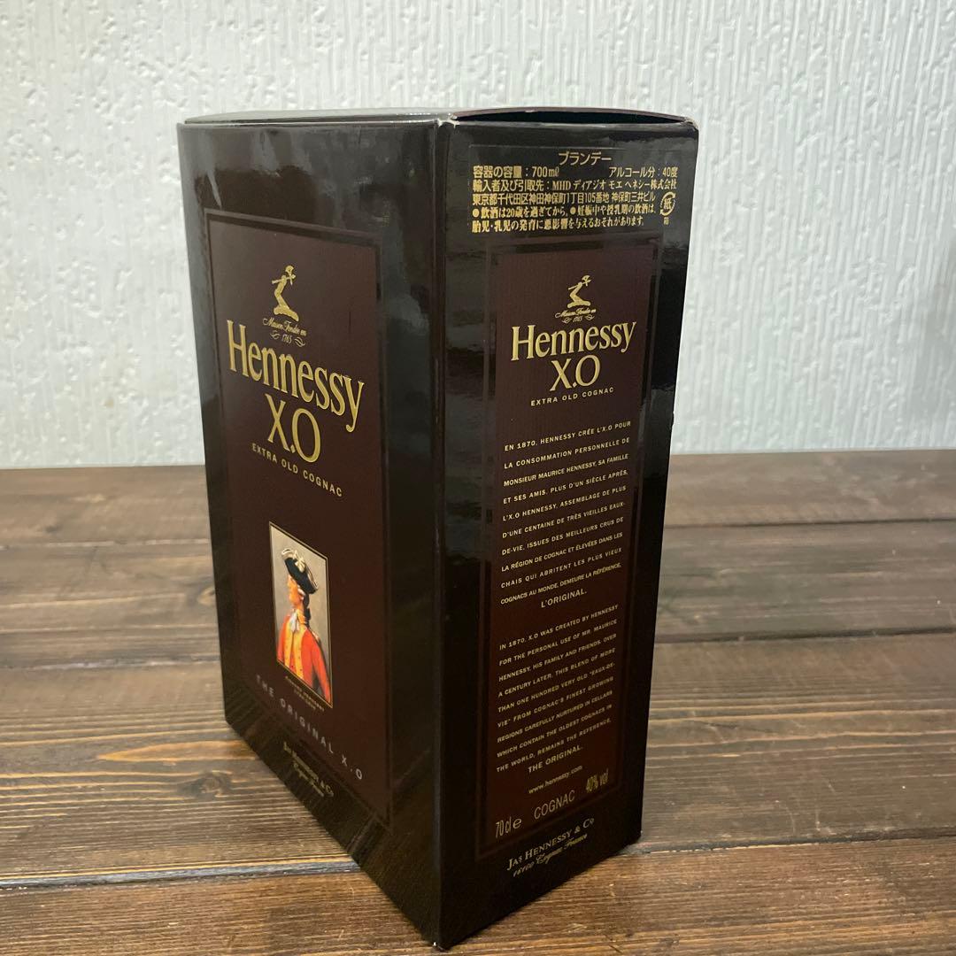 Hennessy ヘネシー XO 黒キャップ ブランデー コニャック DH0