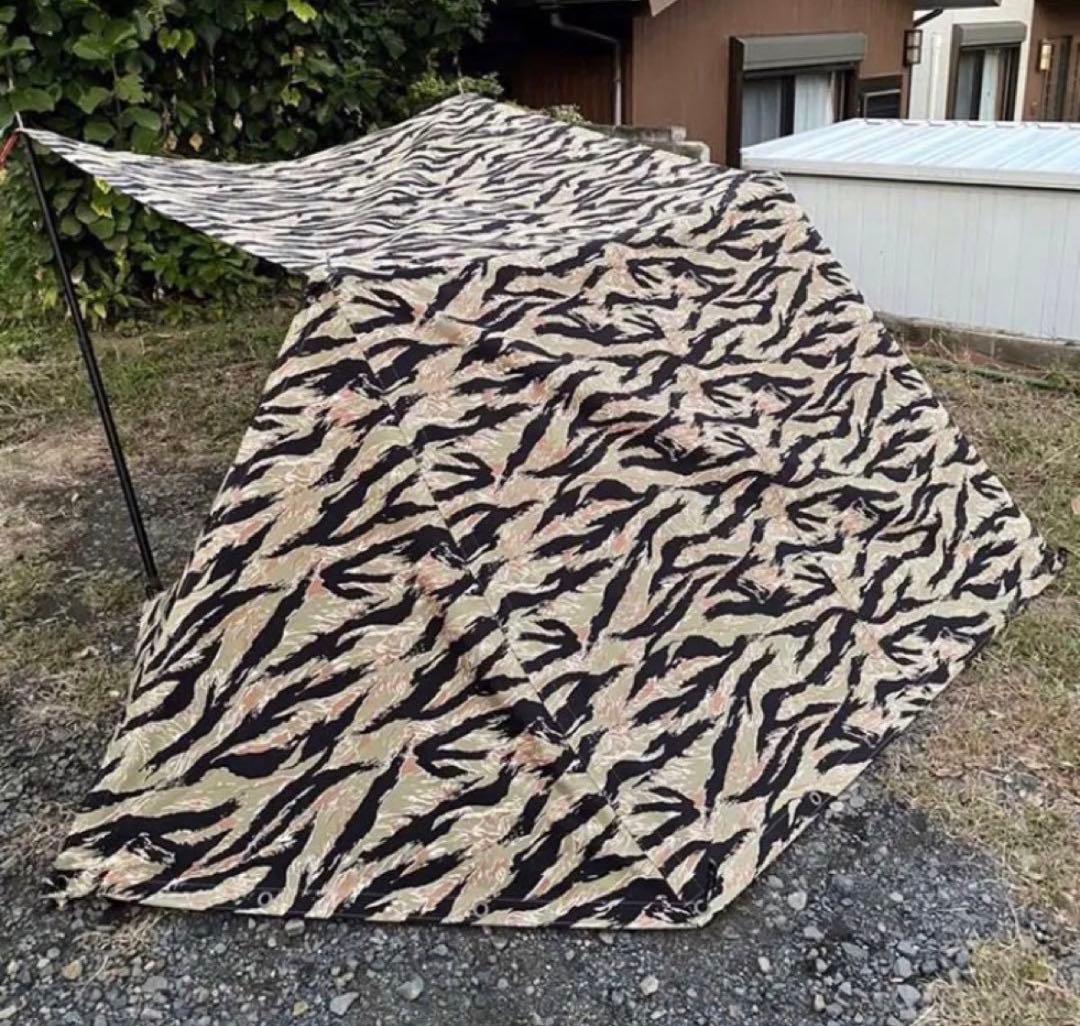 パップテント　タイガーカモ　日本製