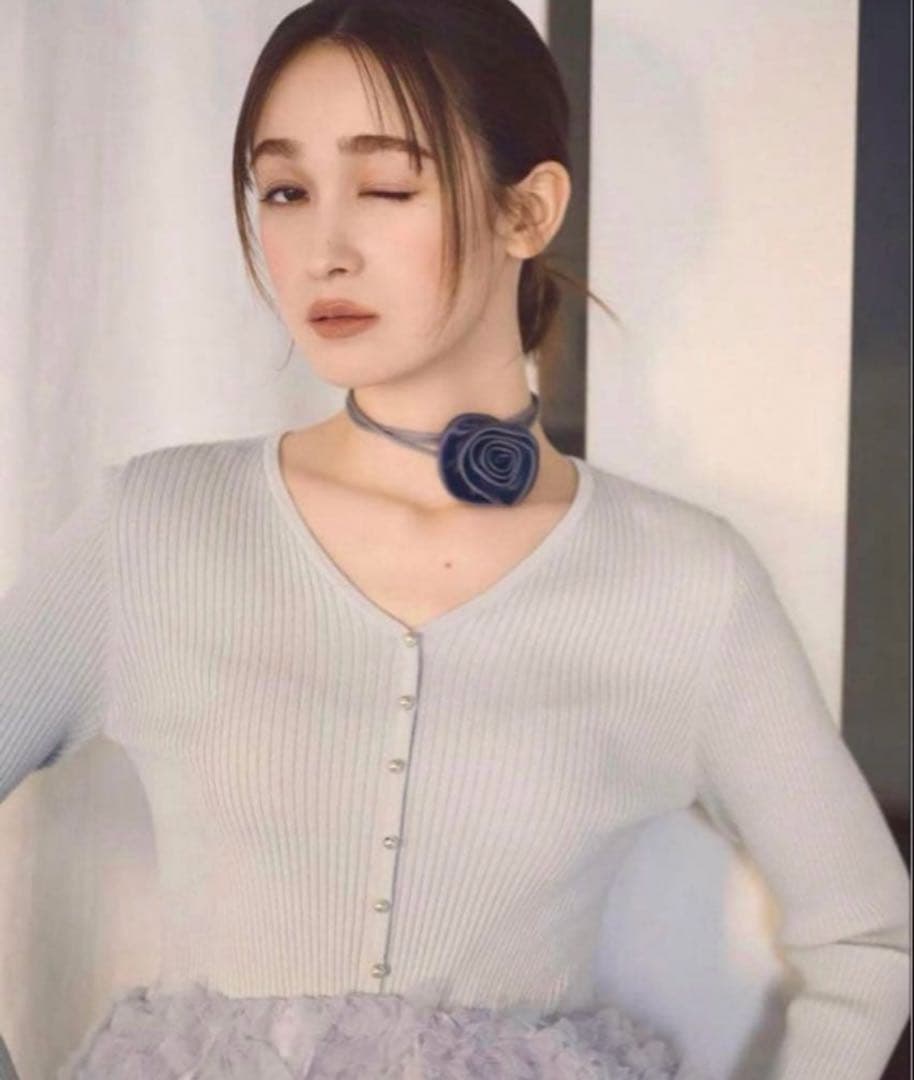 リランドチュール チュールバルーンペプラムニット