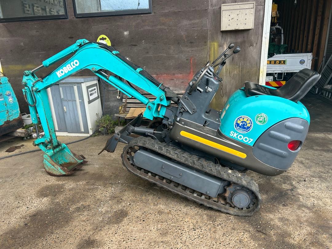 KOBELCO ミニバックホー SK007-3 油圧配管付！