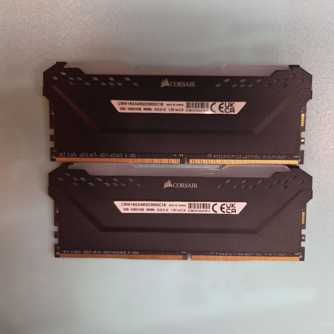 CORSAIR DDR4 メモリ VENGEANCE RGB PRO 8GB×2