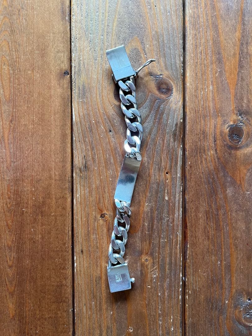 Vintage IDブレスレット versani シルバー925 スターリング