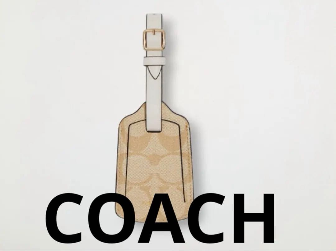 【正規品】COACH コーチ　ネームタグ シグネチャー ラゲッジタグ
