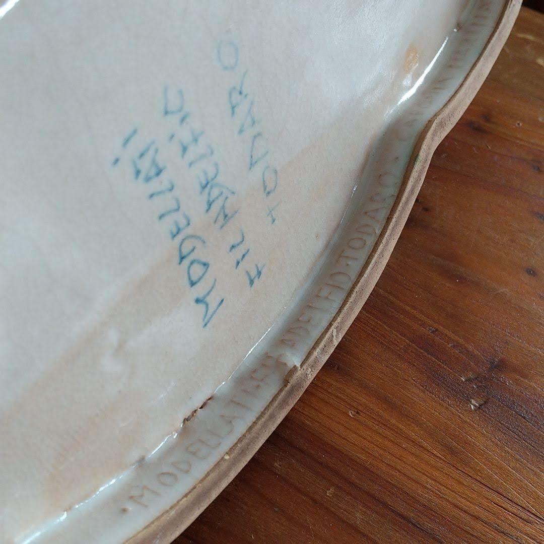 イタリアン✴️陶器 壁面飾棚✴️13インチウォールシェルフ