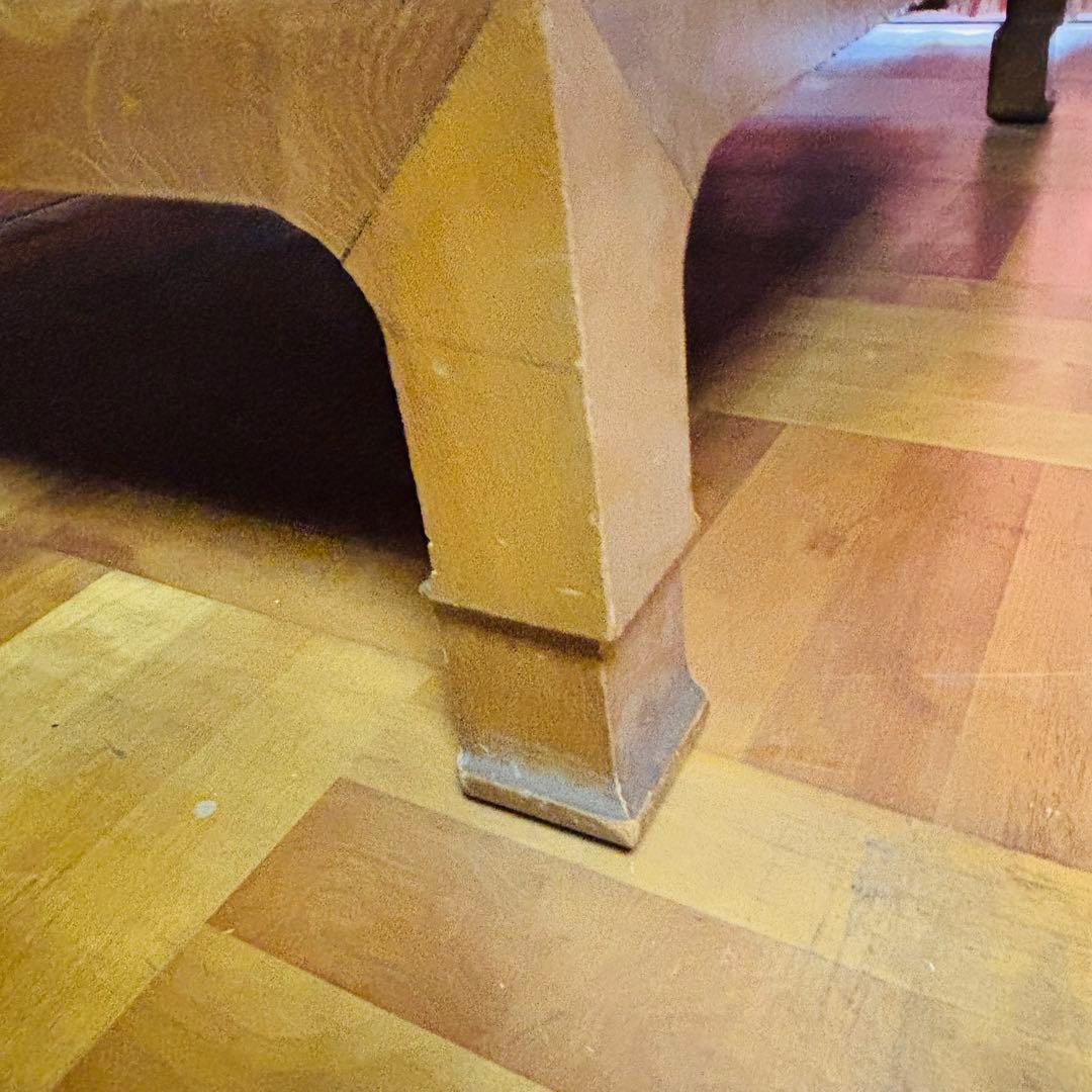 最終お値下げ❣️木製シンプル座卓 天板ひび割れあり