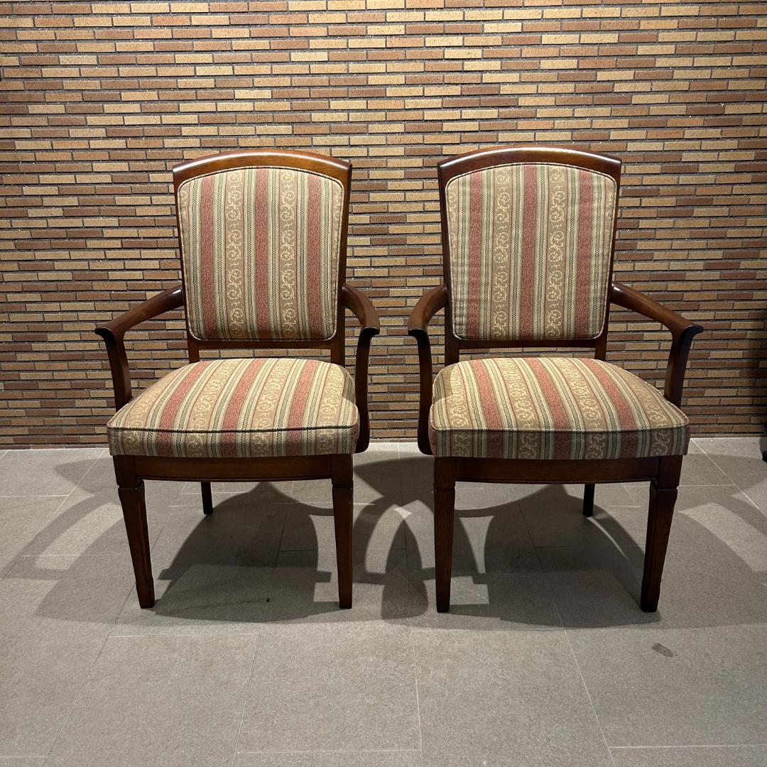 tetem様用♥マルニ木工　地中海シリーズ　肘掛付き　ダイニングチェア　2脚