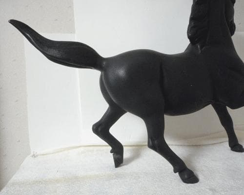 希少　南部鉄器　オブジェ　ホース　馬　置物　レトロ　インテリア