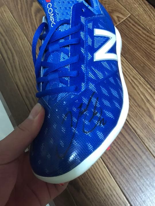 【MLB】ニューバランス野球フランシスコ・リンドーア選手サイン入りスパイク