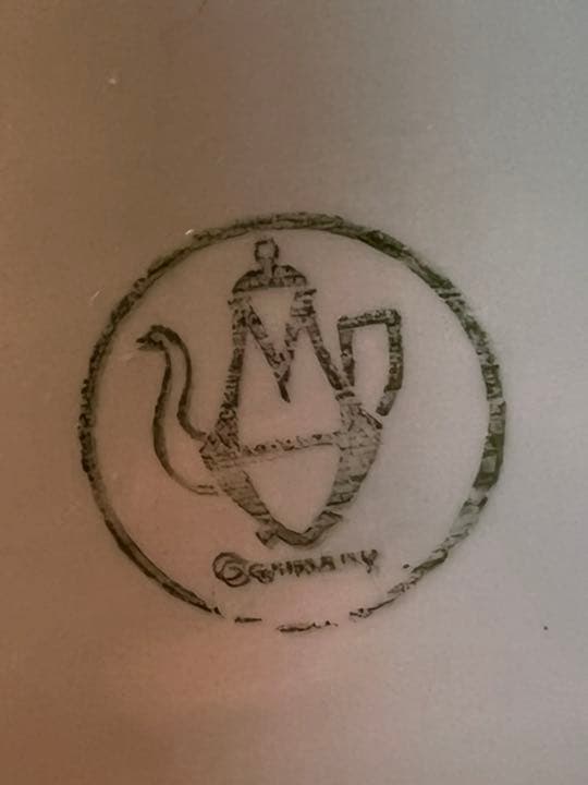 アンティーク　蓋物小物入れ