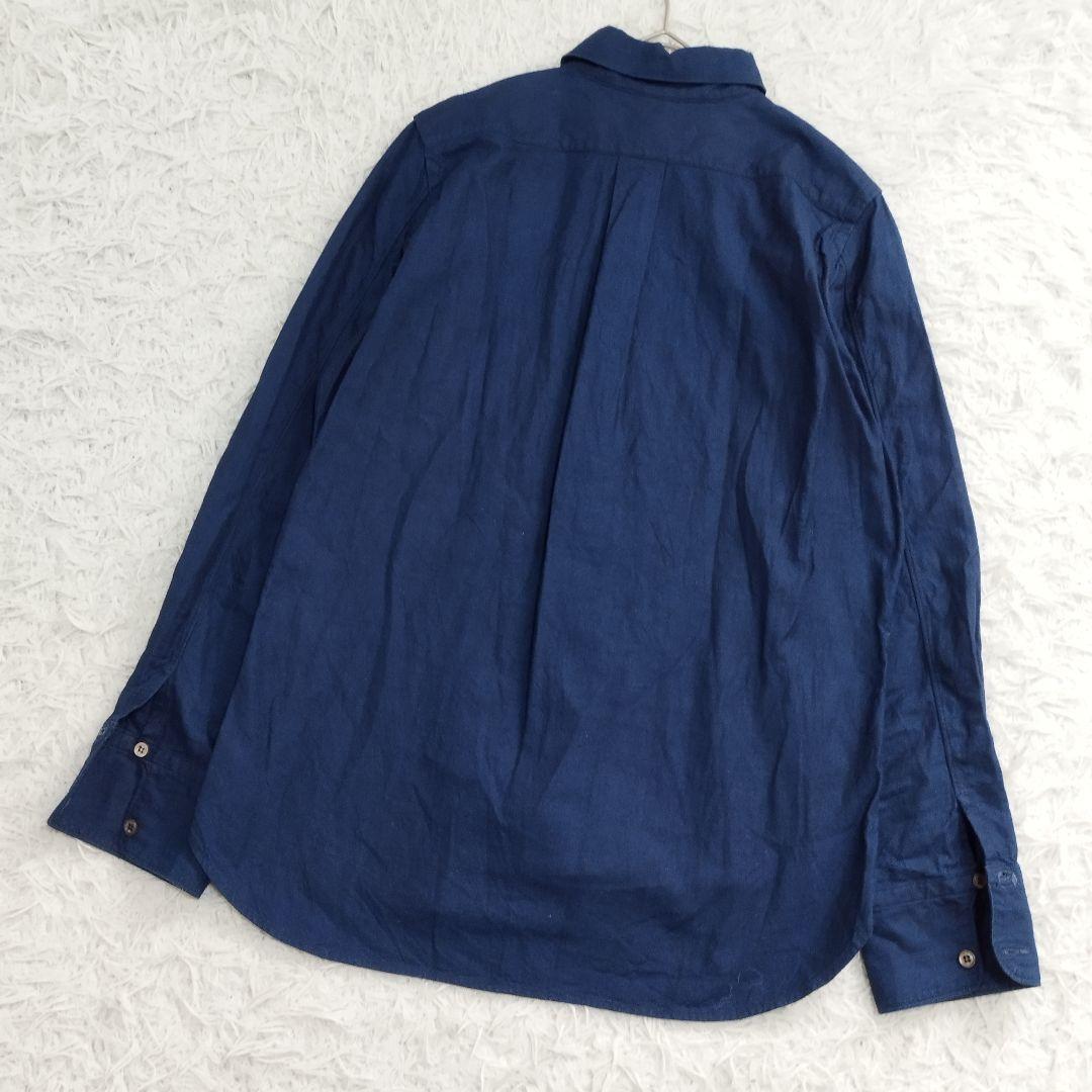 17272✨45R 現行 オックスフォードの908タックシャツ インディゴ