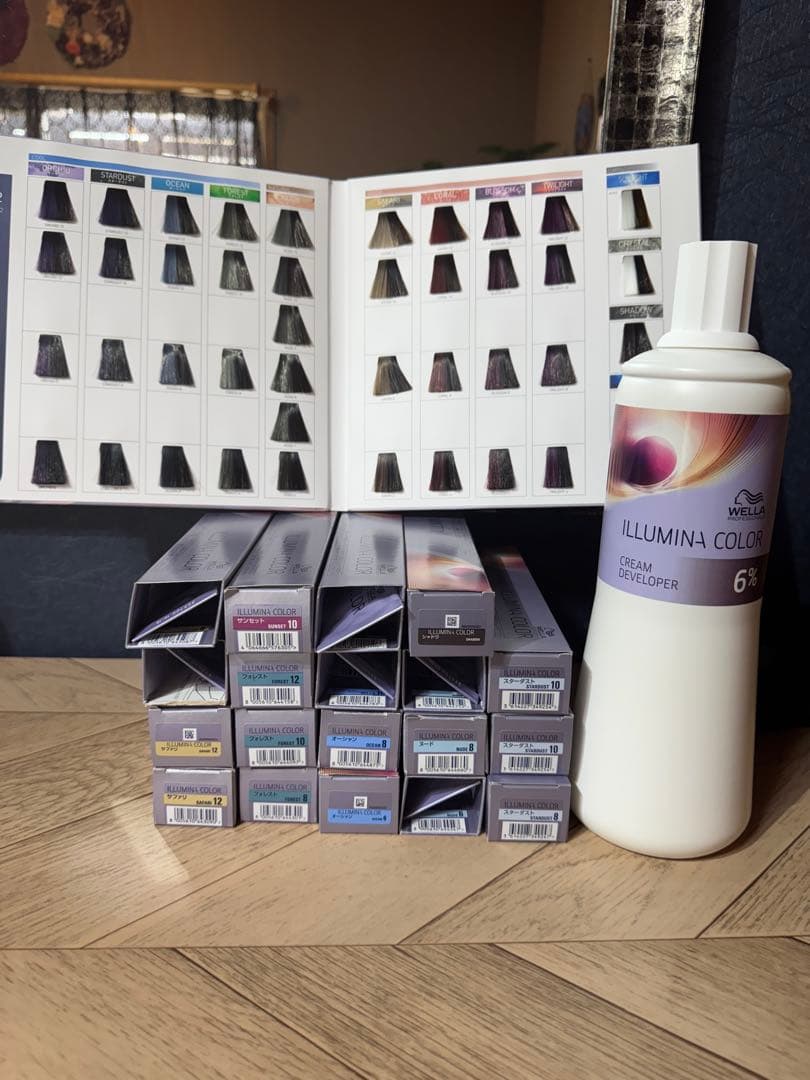 ILLUMINA COLOR カラーリング剤セット 6%酸化剤