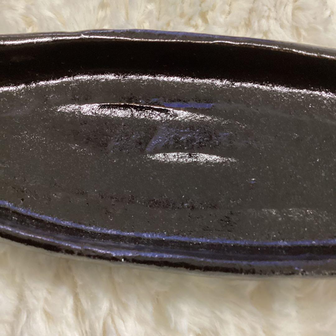 黒釉舟形向付　前菜の器10客　　新品未使用