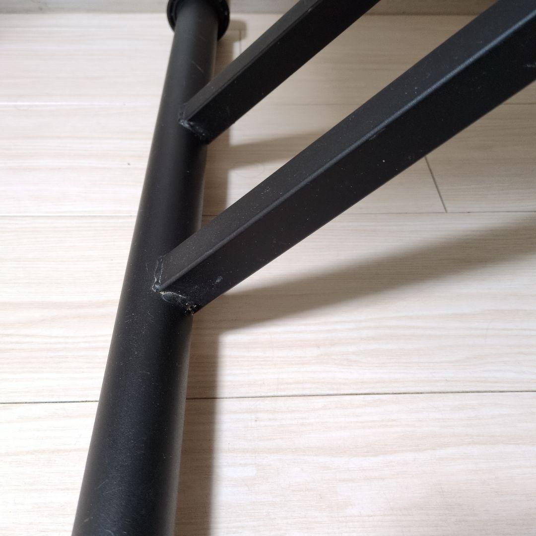 たのメル便　昇降テーブル　無段階　ガス圧式　キャスター付き　ナチュラルウッド