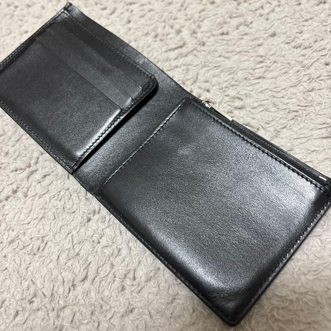 JIL SANDER ジルサンダー　ブラック 二つ折り財布