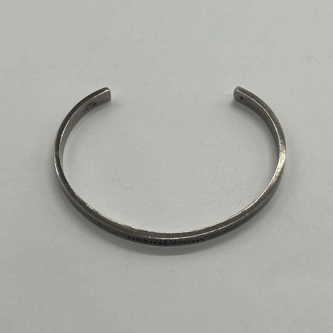 メゾン マルジェラ MAISON MARGIELA ロゴ カフ バングル SV