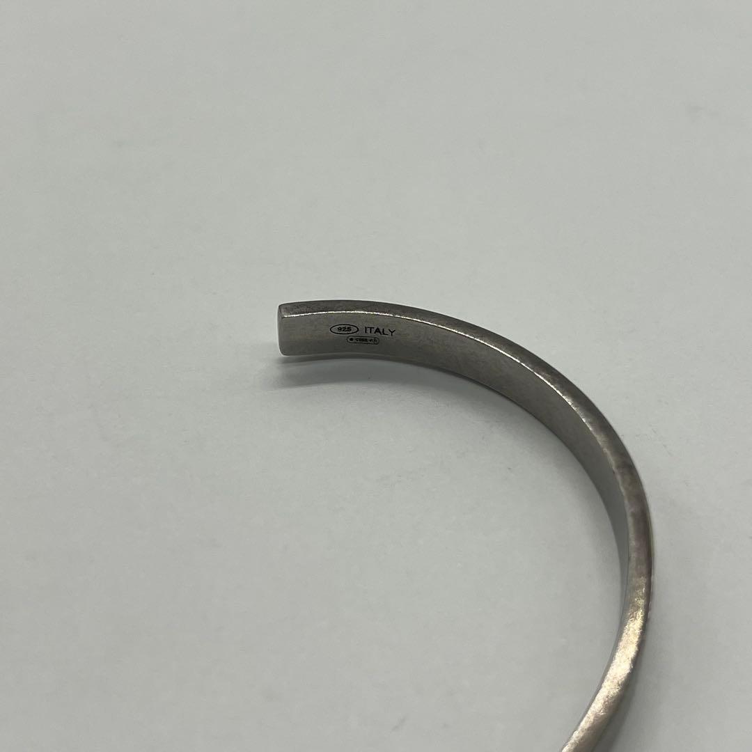 メゾン マルジェラ MAISON MARGIELA ロゴ カフ バングル SV