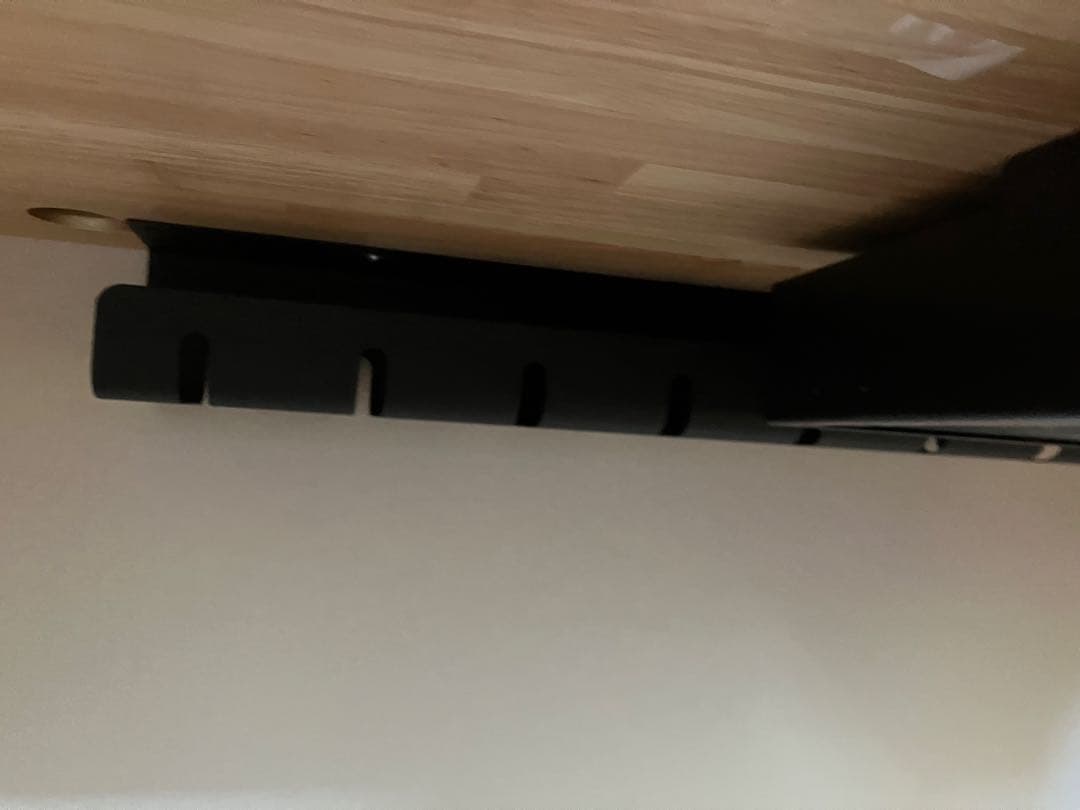 【引取り希望】木製デスク 引出し付