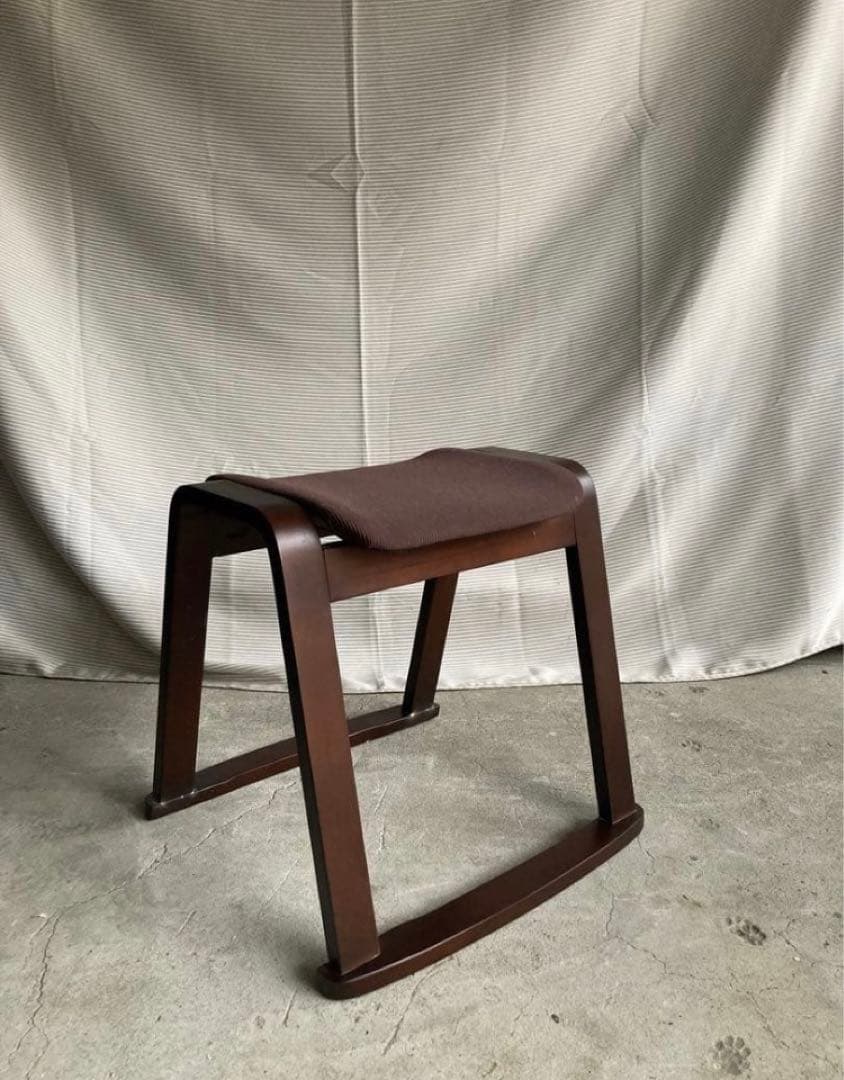 古道具　木工スツール
