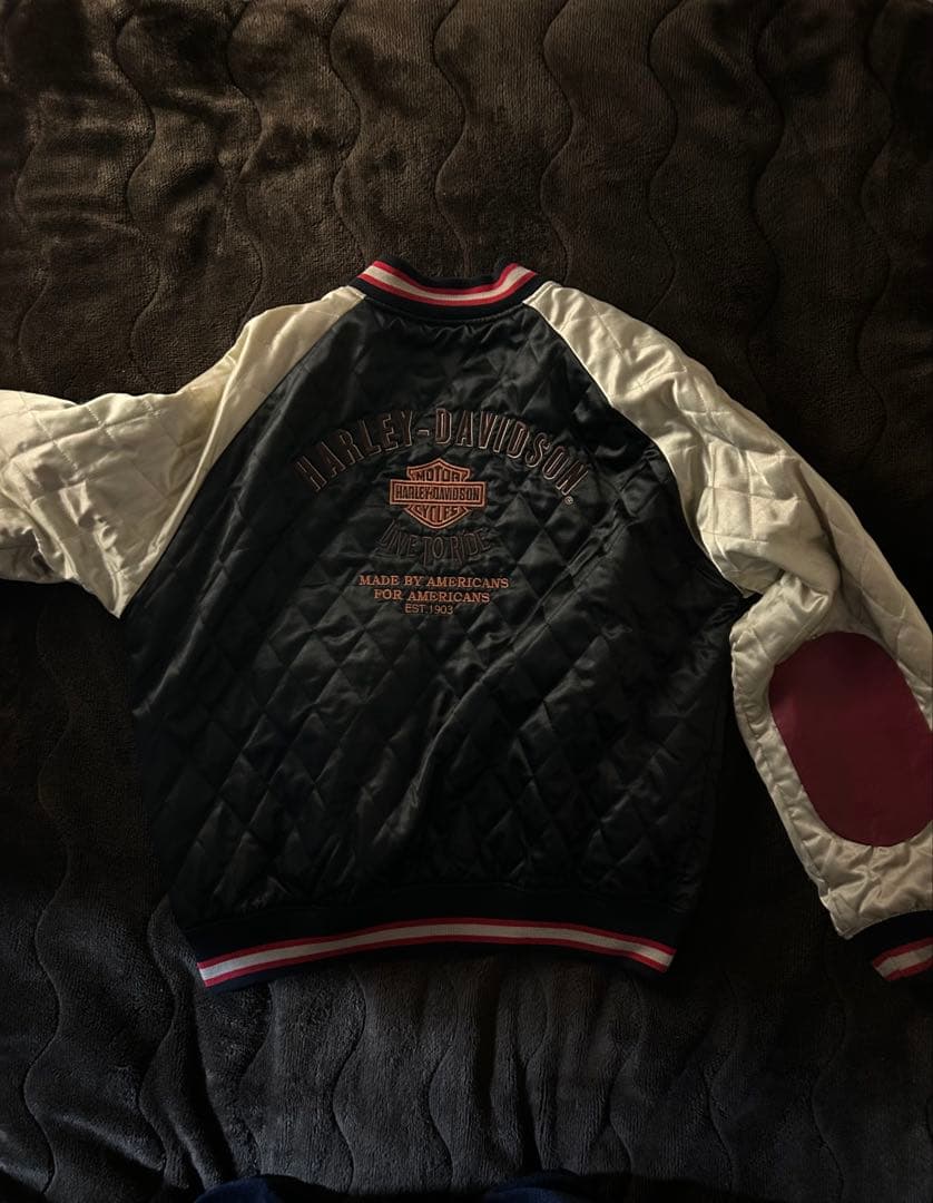 超希少Harley-Davidson リバーシブルキルティングジャケット