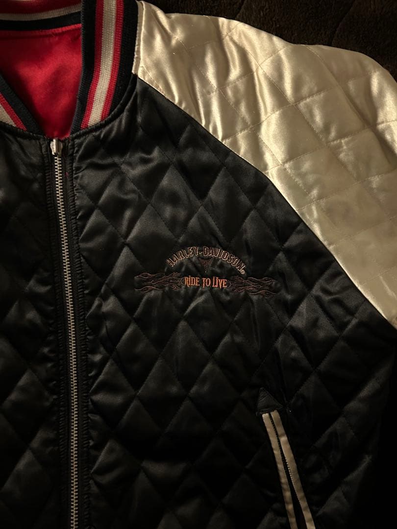 超希少Harley-Davidson リバーシブルキルティングジャケット