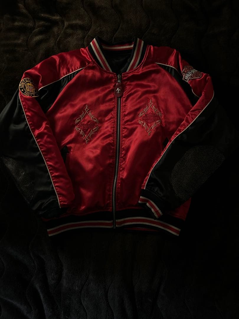 超希少Harley-Davidson リバーシブルキルティングジャケット