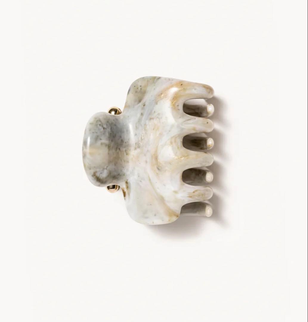 新品未使用 UNDO HAIRWARE ヘアクリップ No.2 グリーンマーブル