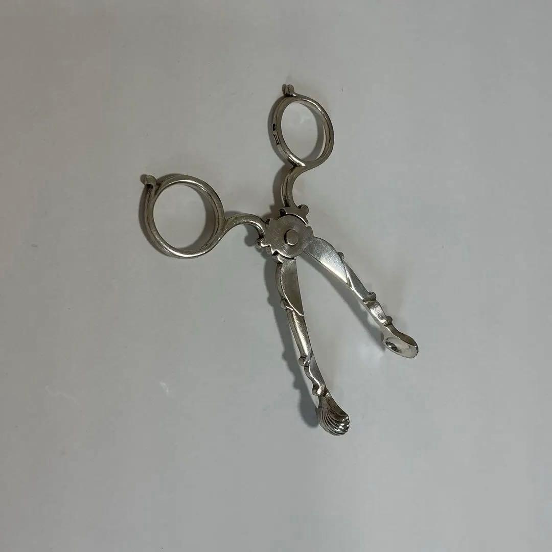 純銀アンティーク　シュガートング　38g