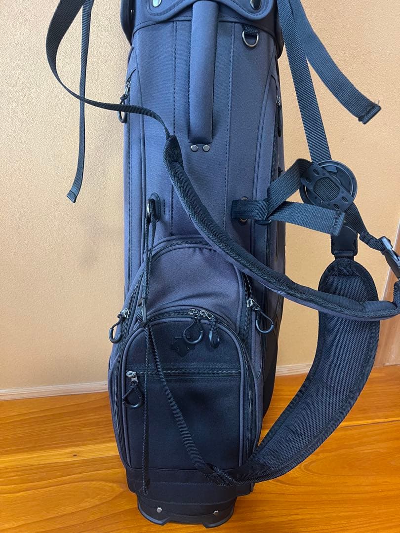 デサントゴルフ　スタンド式　キャディ バッグ　グレー×ブラック