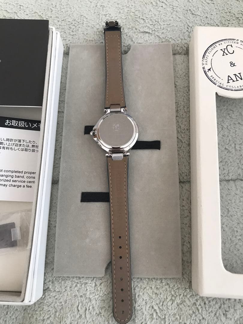 CITIZEN H240-T018220 腕時計 エコドライブ 純正レザーANA