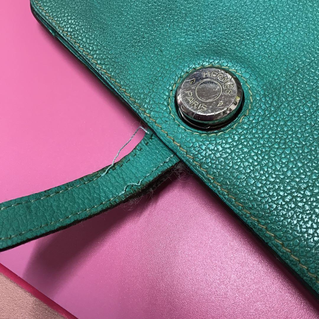 エルメス　ドゴン　ターコイズ ランカウイにて購入　要クリーニング
