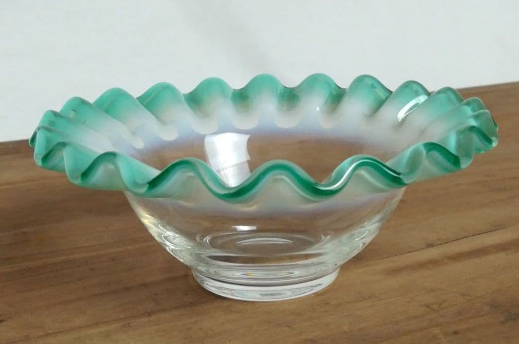 氷コップ　小鉢　吹きガラス　フリルガラス