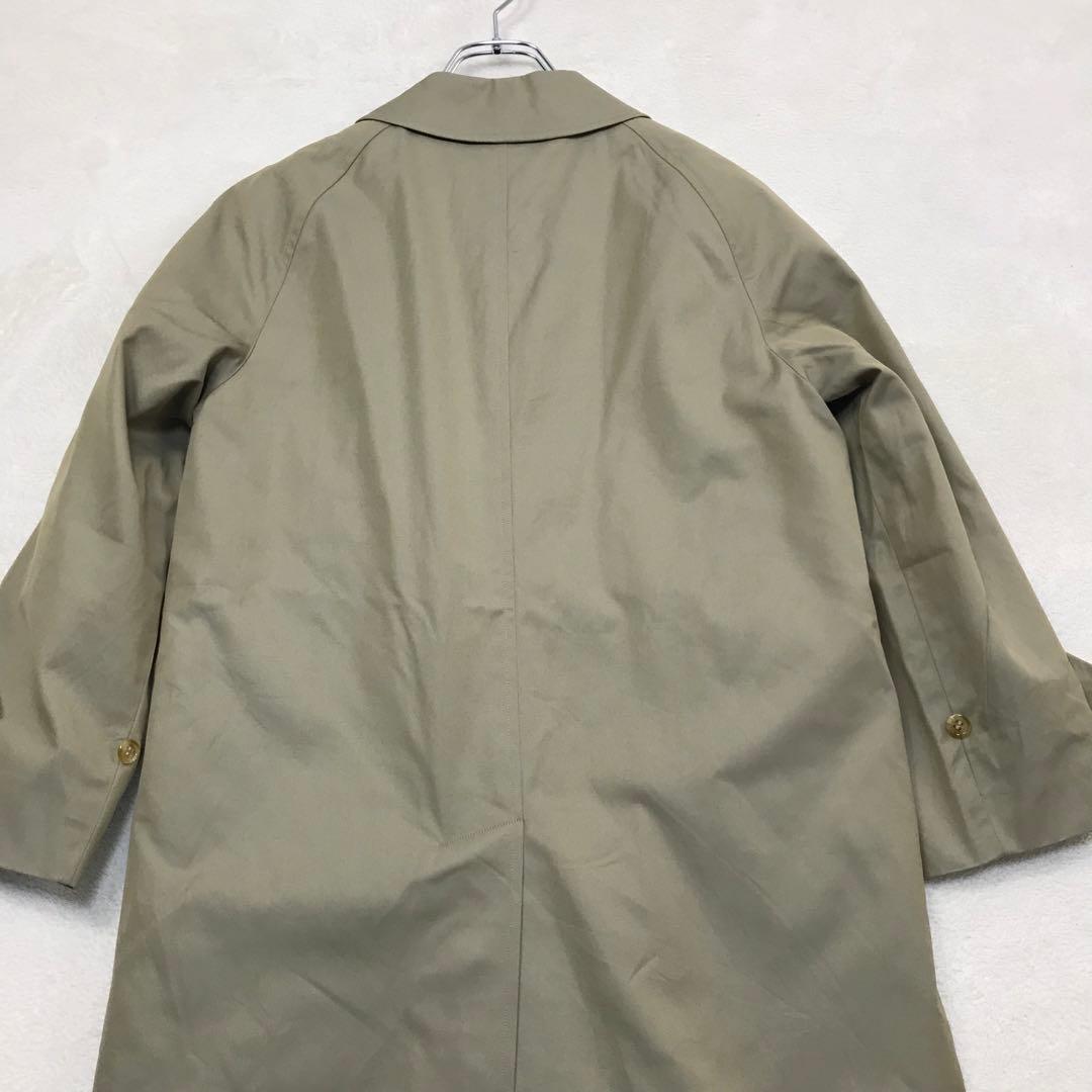 バーバリー ベージュ ステンカラーコート ノバチェック ライナー付 90s