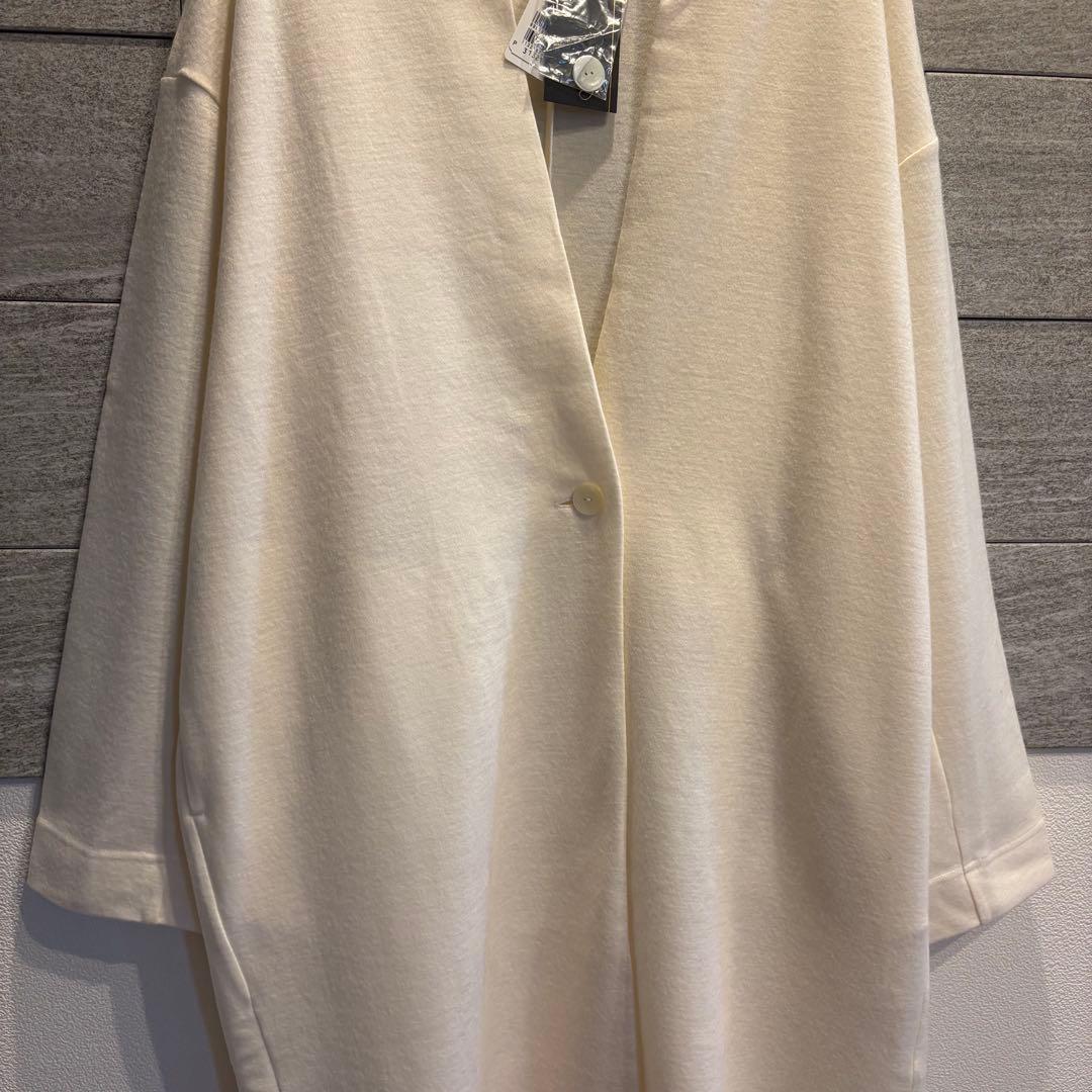 【新品】ヤマダヤ Aga ウールスムースガウンジャケット ウール100%