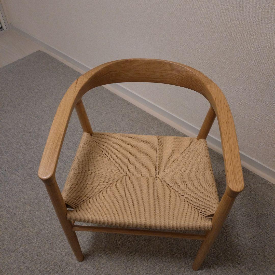 無印良品　ペーパーコードチェア　オーク