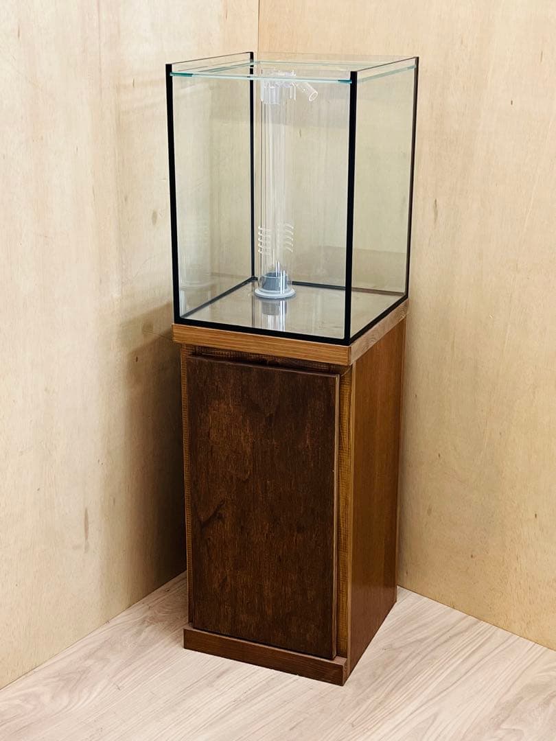 300ｘ300ｘ400オーバーフロー水槽セット　フランジ加工付 ブラックシリコン