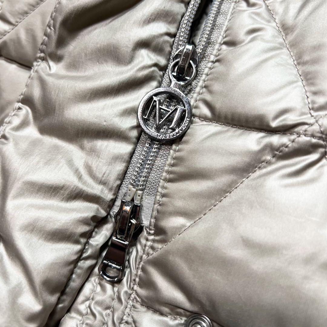 MaxMara マレーラ ダウンコート 切替 ウール 44 L相当　極美品