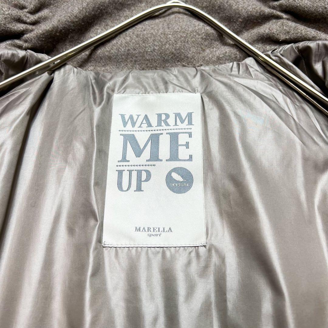 MaxMara マレーラ ダウンコート 切替 ウール 44 L相当　極美品