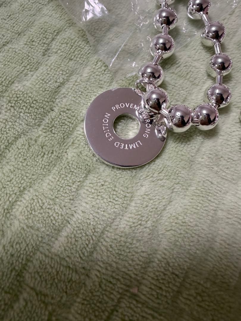 リアルくん着用　provemewrongネックレス　値下げ不可