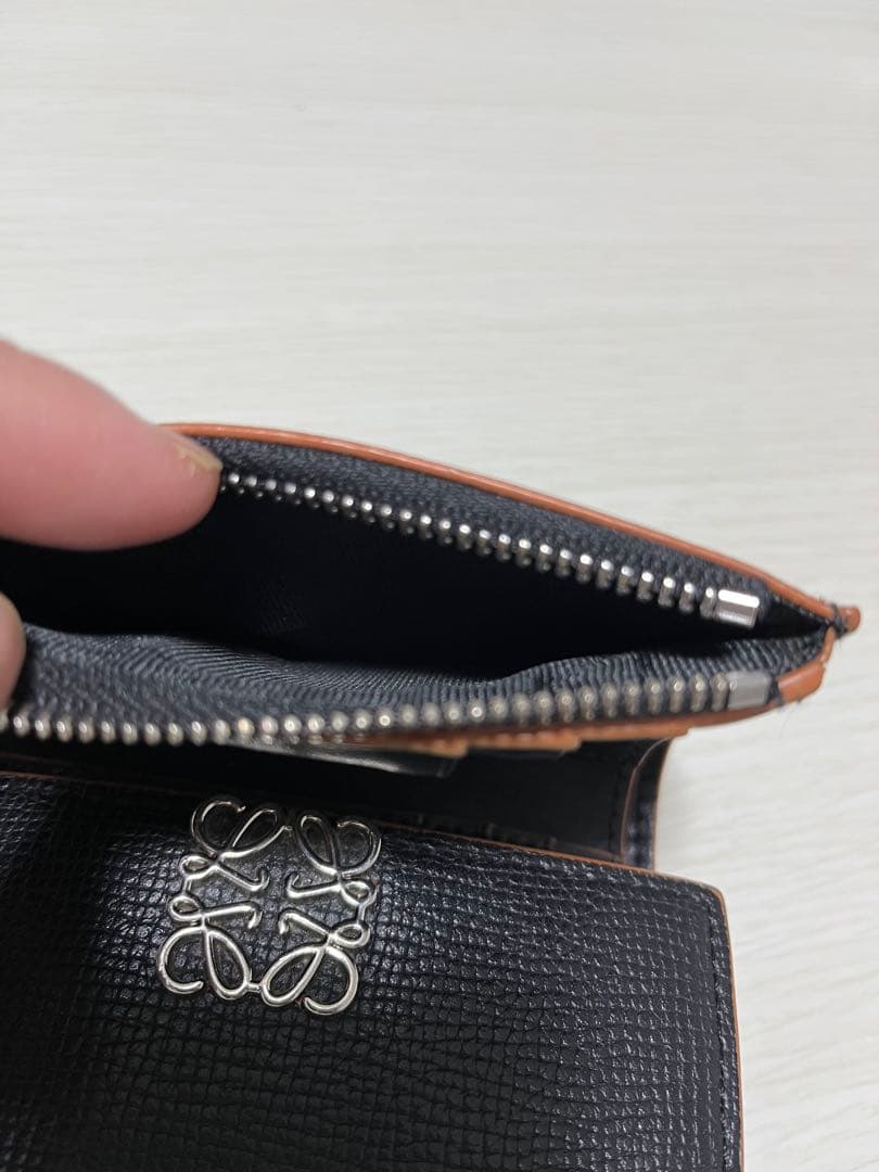 LOEWE三つ折財布♡ブラック♡
