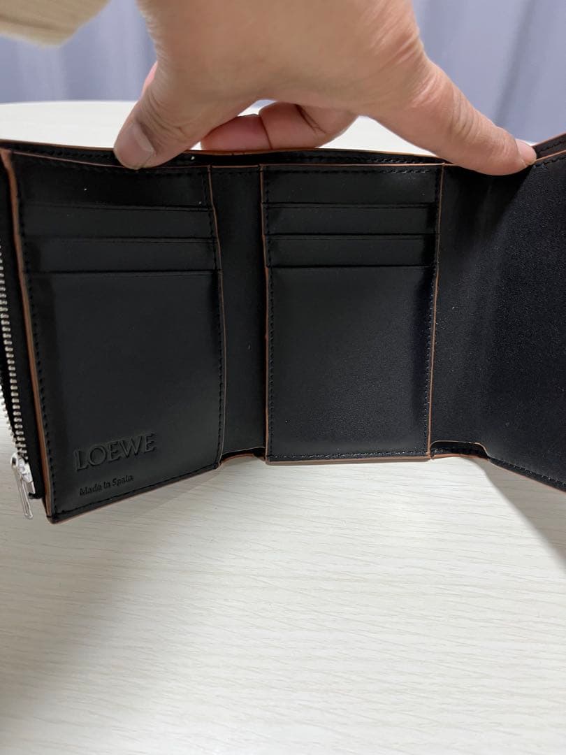 LOEWE三つ折財布♡ブラック♡