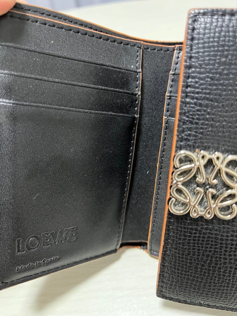 LOEWE三つ折財布♡ブラック♡