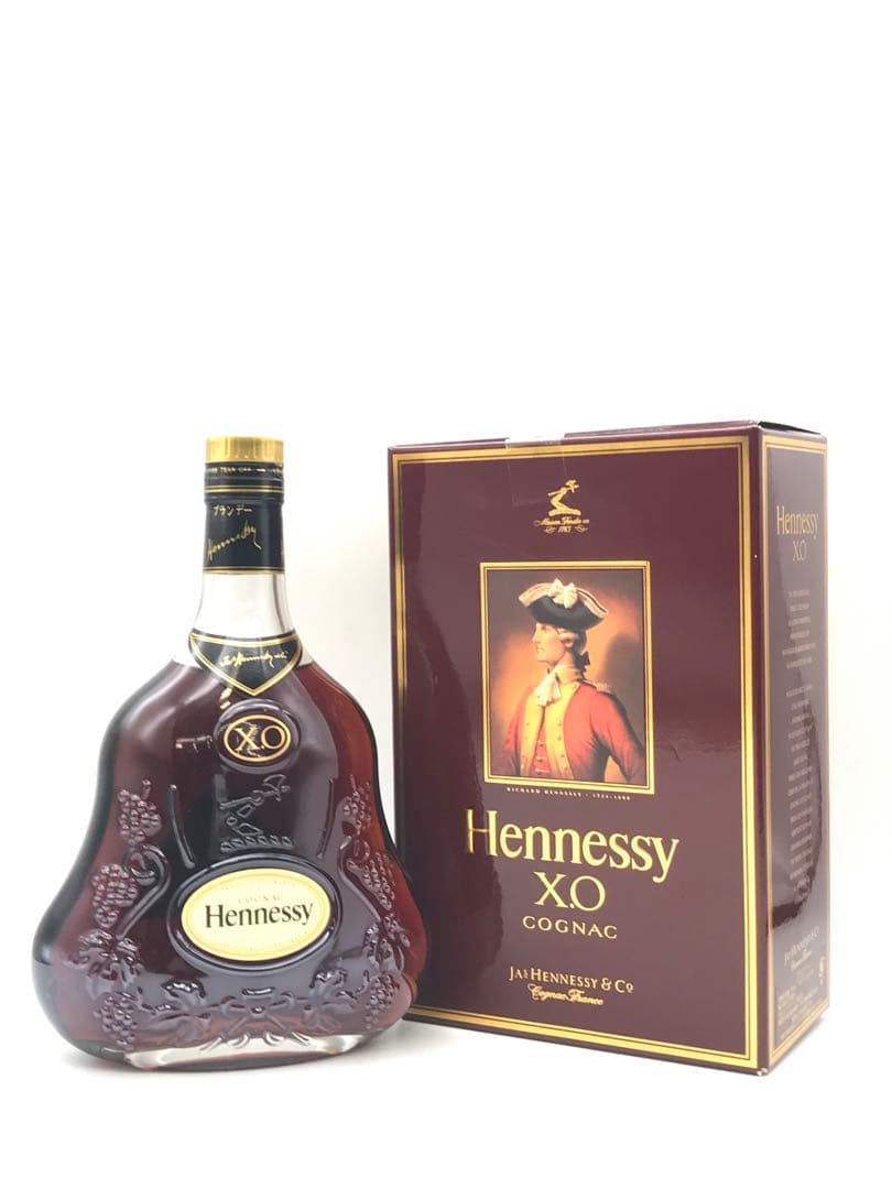 504[未開栓]Hennessy ヘネシー X.O 金キャップ