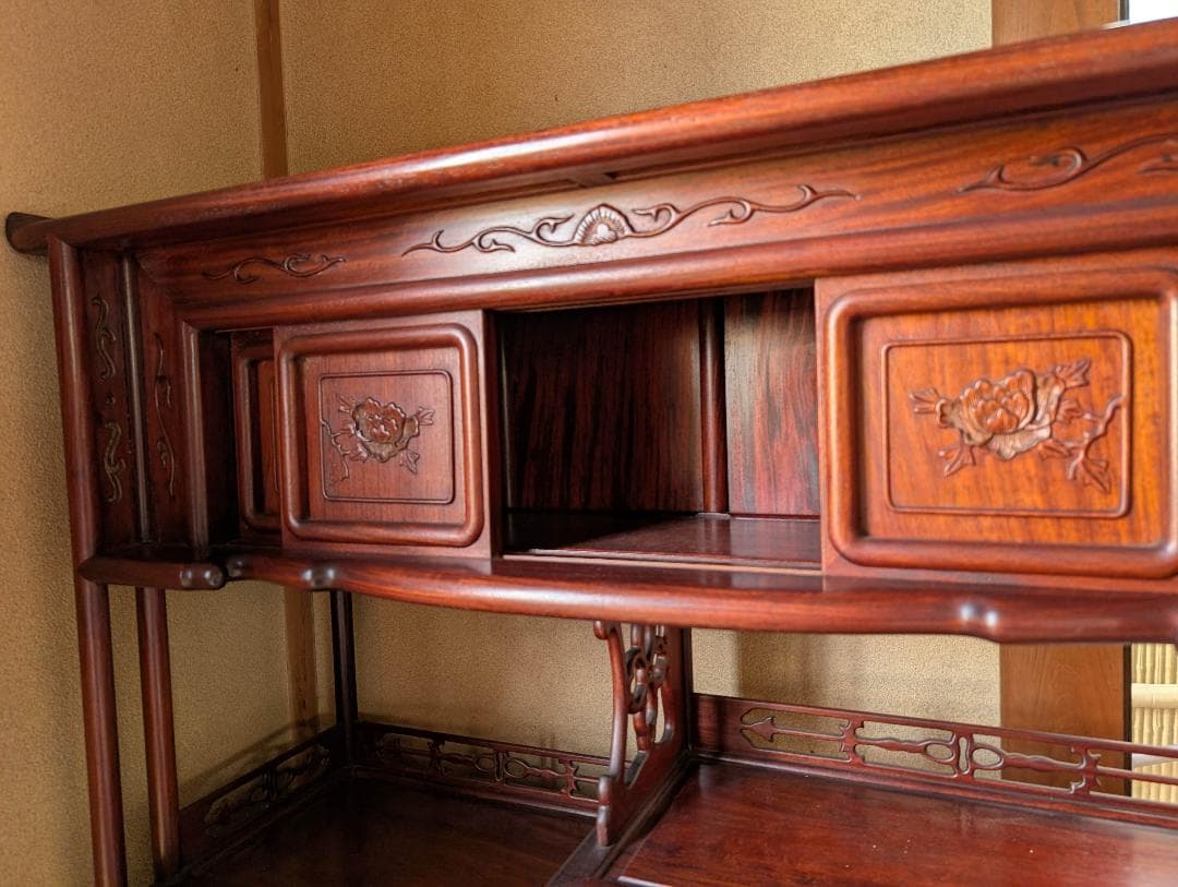 木製茶棚　和箪笥　飾り棚