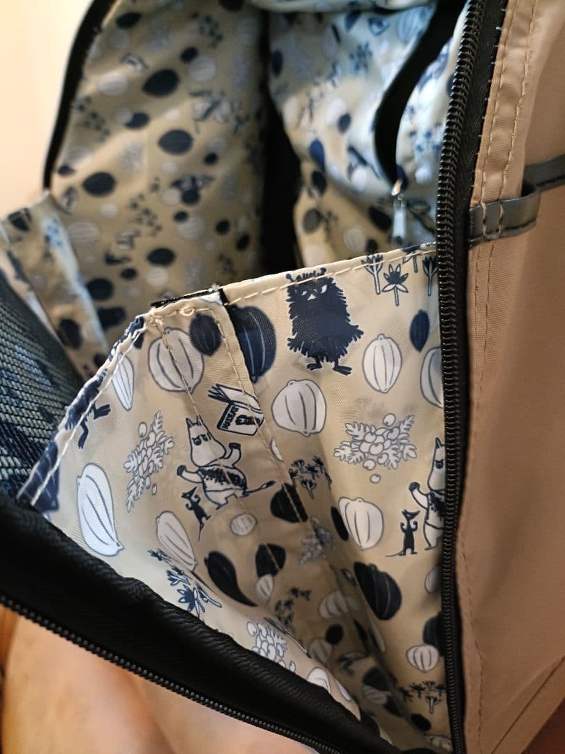 JR東日本購入ムーミン★リトルミィソフトキャリー16000円使用2泊3日のみ美品