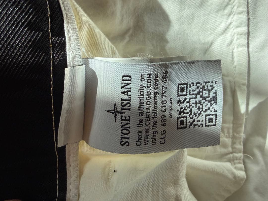 STONE  ホワイトカーゴパンツ